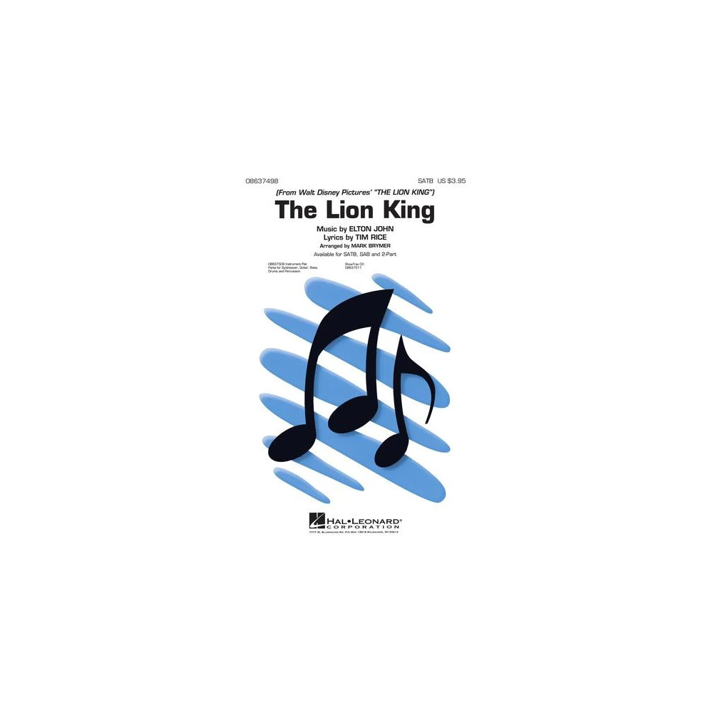 The Lion King (Medley) (arr. Mark Brymer) - Bass