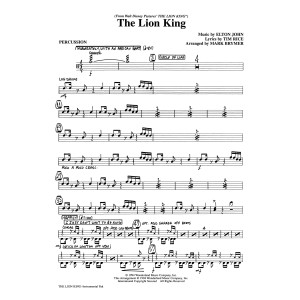 The Lion King (Medley) (arr. Mark Brymer) - Percussion