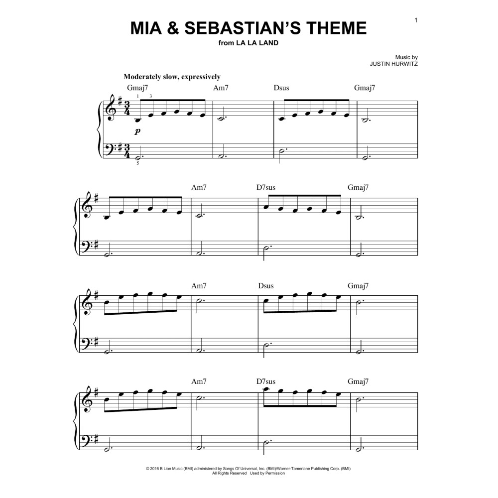 Mia & Sebastian's Theme (from La La Land)