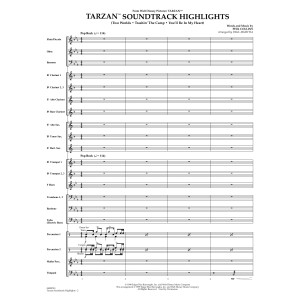 Tarzan Soundtrack Highlights (from Disney's Tarzan) (arr. Paul Murtha) - Full Score