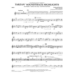 Tarzan Soundtrack Highlights (from Disney's Tarzan) (arr. Paul Murtha) - Oboe