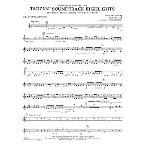 Tarzan Soundtrack Highlights (from Disney's Tarzan) (arr. Paul Murtha) - Eb Baritone Saxophone