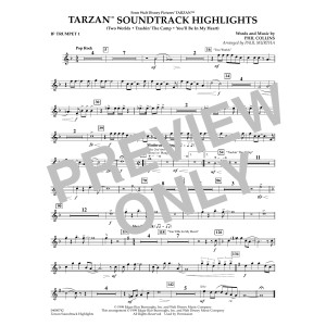 Tarzan Soundtrack Highlights (from Disney's Tarzan) (arr. Paul Murtha) - Bb Trumpet 1