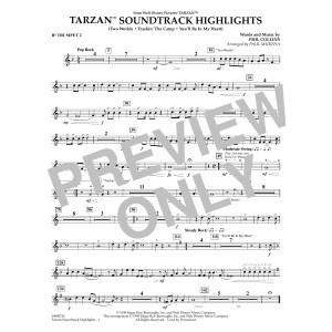 Tarzan Soundtrack Highlights (from Disney's Tarzan) (arr. Paul Murtha) - Bb Trumpet 2