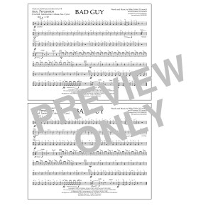 Bad Guy (arr. Jay Dawson) - Aux. Percussion