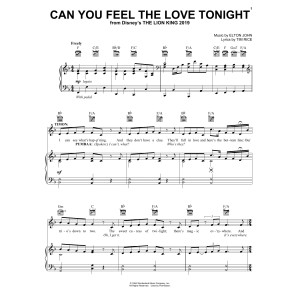Can You Feel The Love Tonight (from The Lion King 2019)