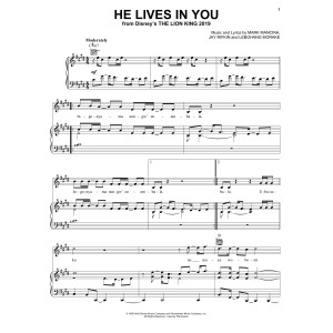 He Lives In You (from The Lion King 2019)