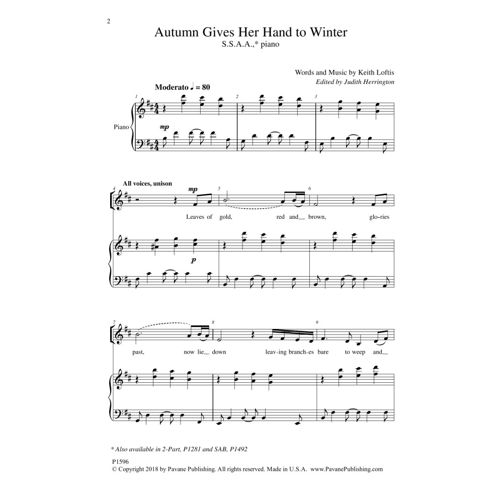Autumn Gives Her Hand To Winter