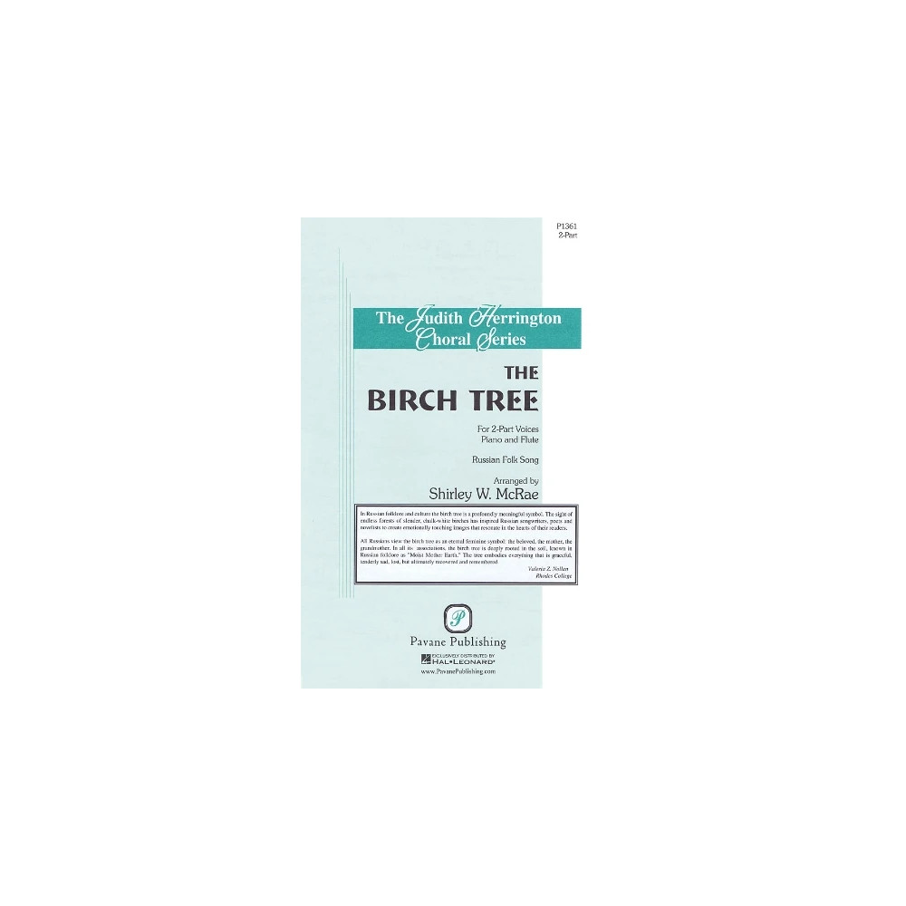 The Birch Tree (arr. Shirley McRae)