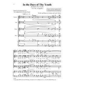 In The Days Of Thy Youth (Remember Thy Creator)