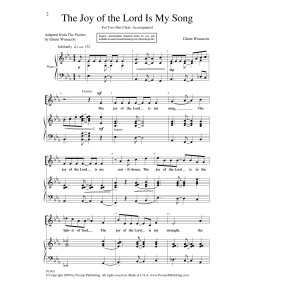 The Joy Of The Lord Is My Song