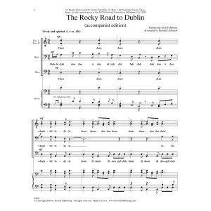 The Rocky Road To Dublin - Piano Accompaniment