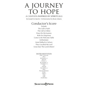 A Journey To Hope (A Cantata Inspired By Spirituals) - Score