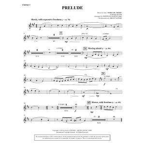 A Journey To Hope (A Cantata Inspired By Spirituals) - Bb Clarinet 1