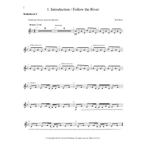 The Journey of Harriet Tubman (for SSAA) - Kalimba