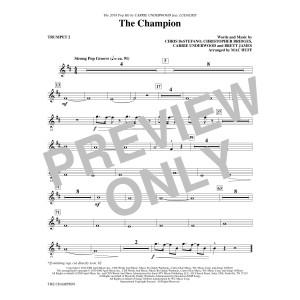 The Champion (feat. Ludacris) (arr. Mac Huff) - Trumpet 2