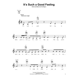 It's Such A Good Feeling (from Mister Rogers' Neighborhood)