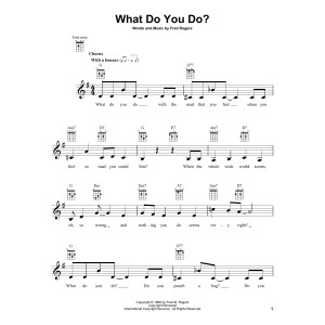 What Do You Do? (from Mister Rogers' Neighborhood)