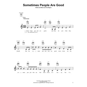 Sometimes People Are Good (from Mister Rogers' Neighborhood)