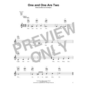 One And One Are Two (from Mister Rogers' Neighborhood)