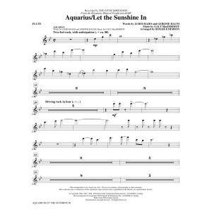 Aquarius / Let the Sunshine In (from the musical Hair) (arr. Roger Emerson) - Flute