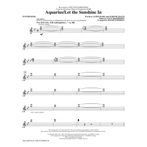 Aquarius / Let the Sunshine In (from the musical Hair) (arr. Roger Emerson) - Synthesizer