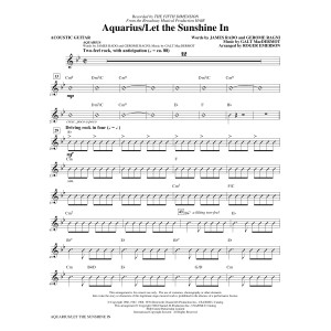 Aquarius / Let the Sunshine In (from the musical Hair) (arr. Roger Emerson) - Acoustic Guitar