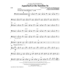 Aquarius / Let the Sunshine In (from the musical Hair) (arr. Roger Emerson) - Bass