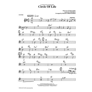 Circle Of Life (from The Lion King) (arr. Keith Christopher) - Guitar