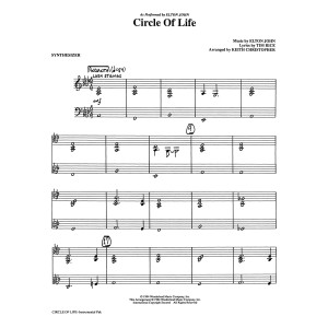 Circle Of Life (from The Lion King) (arr. Keith Christopher) - Synthesizer