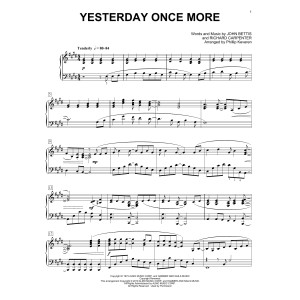 Yesterday Once More (arr. Phillip Keveren)