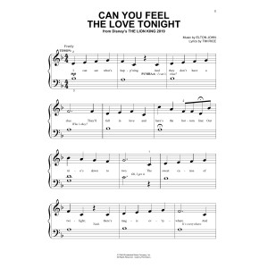 Can You Feel The Love Tonight (from The Lion King 2019)
