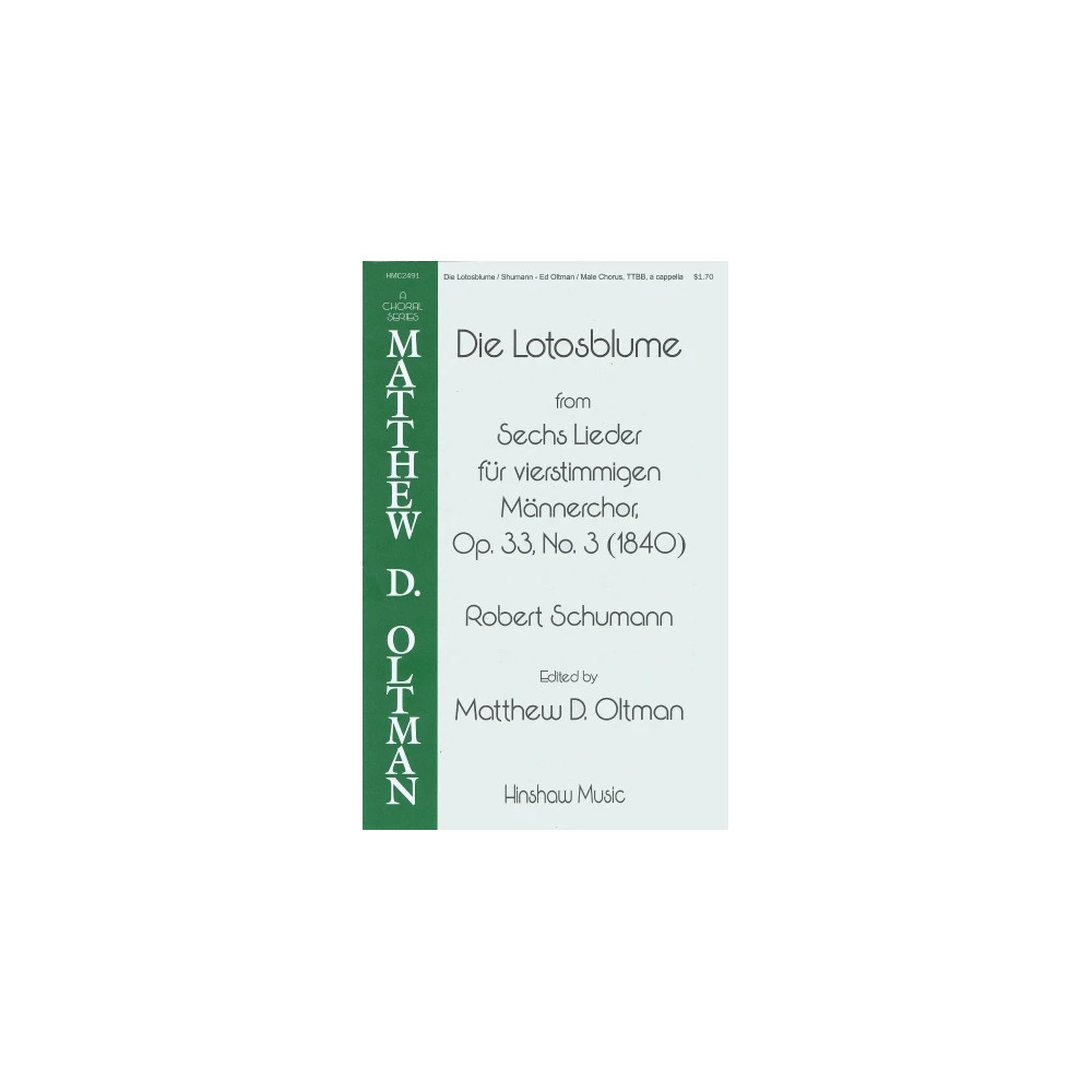 Die Lotosblume (Ed. Matthew D. Oltman)