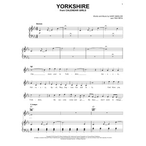 Yorkshire (from Calendar Girls the Musical)