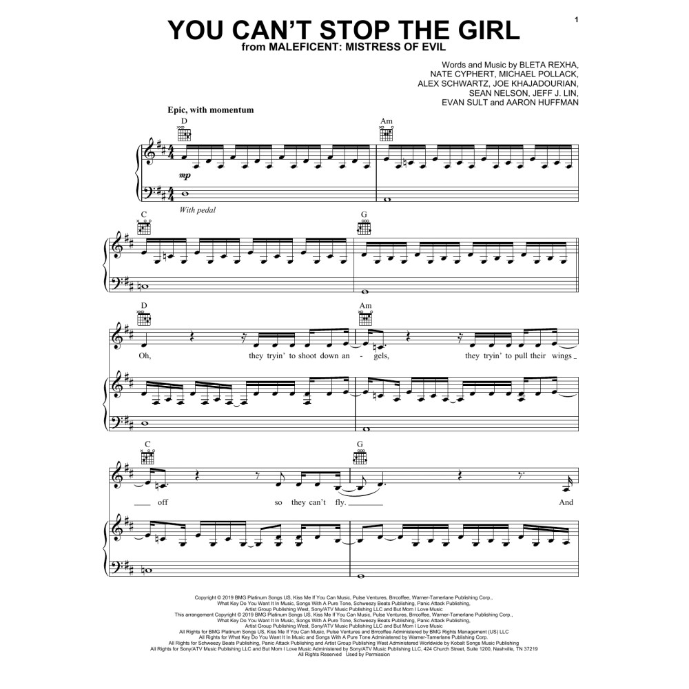 You Can't Stop The Girl (from Disney's Maleficent: Mistress of Evil)
