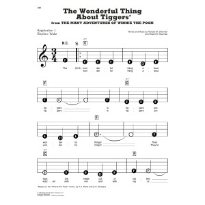 The Wonderful Thing About Tiggers (from The Many Adventures Of Winnie The Pooh)