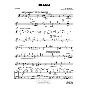 The Duke (arr. Mike Tomaro) - Alto Sax 1