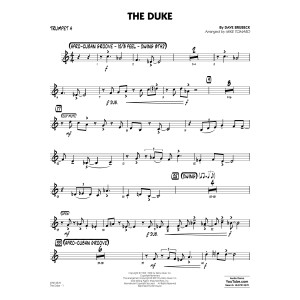 The Duke (arr. Mike Tomaro) - Trumpet 4