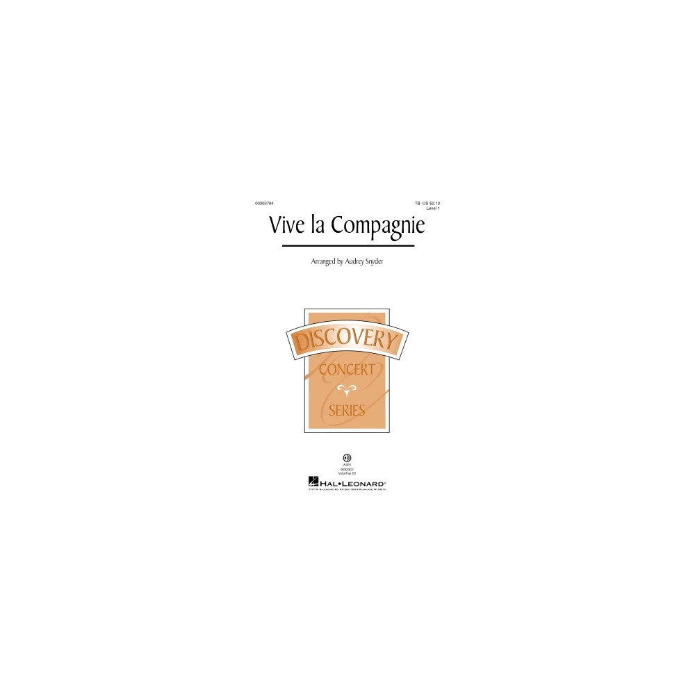 Vive La Compagnie (arr. Audrey Snyder)
