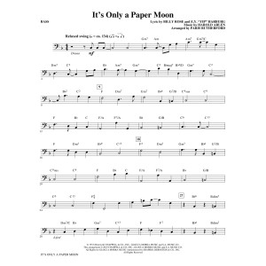 It's Only A Paper Moon (arr. Paris Rutherford) - Bass