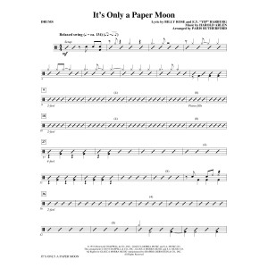 It's Only A Paper Moon (arr. Paris Rutherford) - Drums