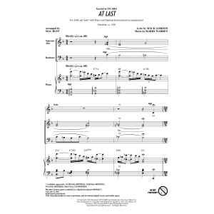 At Last (arr. Mac Huff)