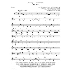 Sucker (arr. Mark Brymer) - Guitar