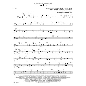 Sucker (arr. Mark Brymer) - Bass