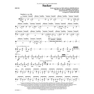 Sucker (arr. Mark Brymer) - Drums