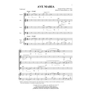 Ave Maria (ed. Samuel Barber)