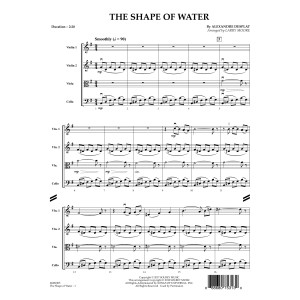 The Shape of Water (arr. Larry Moore) - Conductor Score (Full Score)