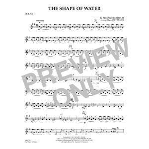 The Shape of Water (arr. Larry Moore) - Violin 2