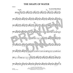 The Shape of Water (arr. Larry Moore) - Cello