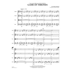 Game of Thrones (arr. Larry Moore) - Conductor Score (Full Score)